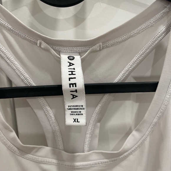 Athleta White Muscle Tee for Women - Picture 3 of 4